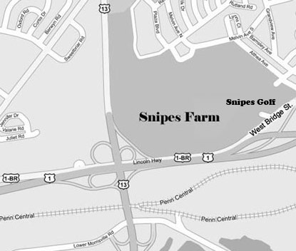 Snipes Farm Map